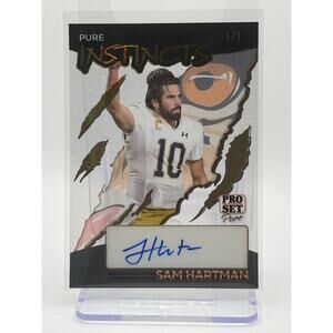 2024 Leaf Pro Set Pure Instincts Sam Hartman Gold Acetate Stardust Auto 1/1 SSP